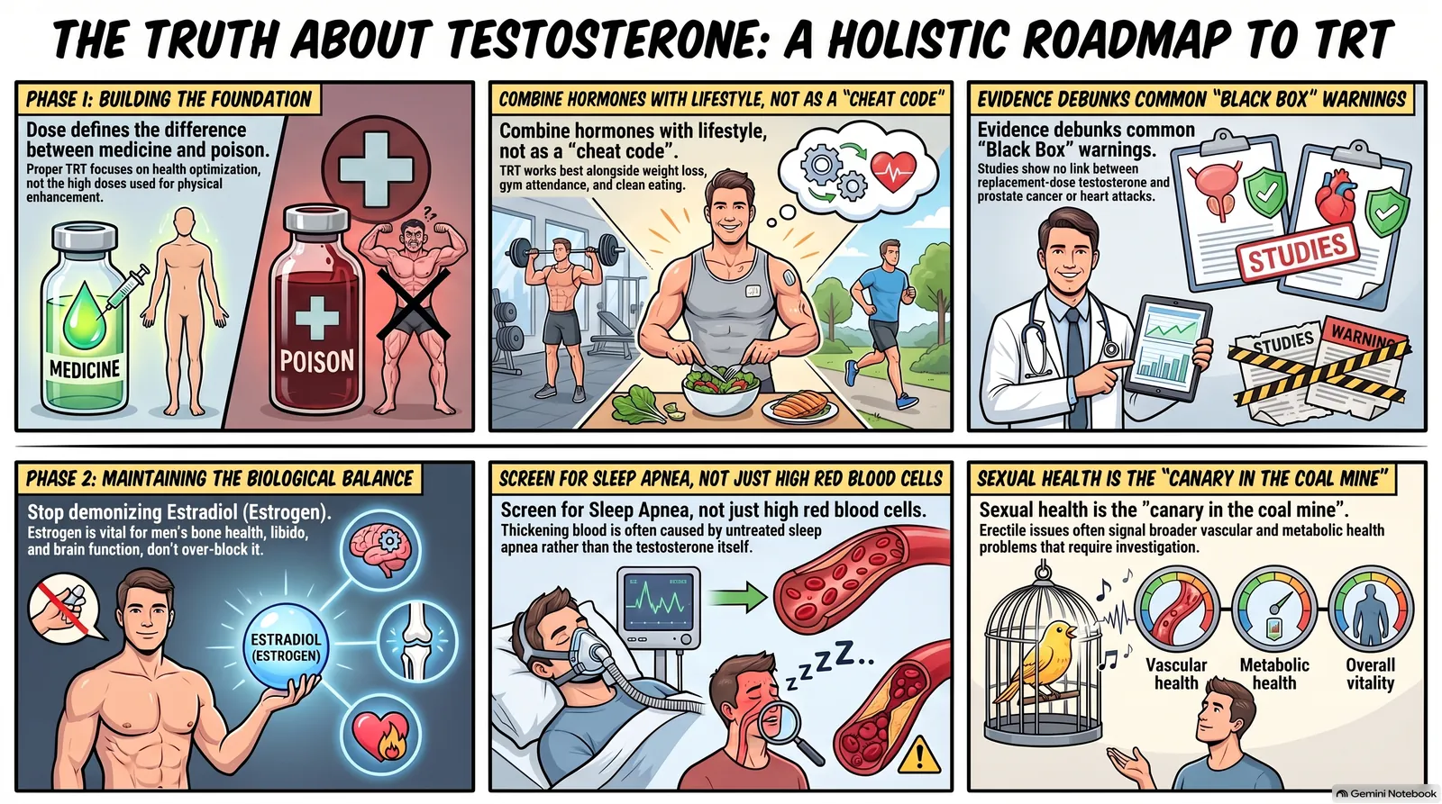 NotebookLM infographic: A holistic approach to TRT