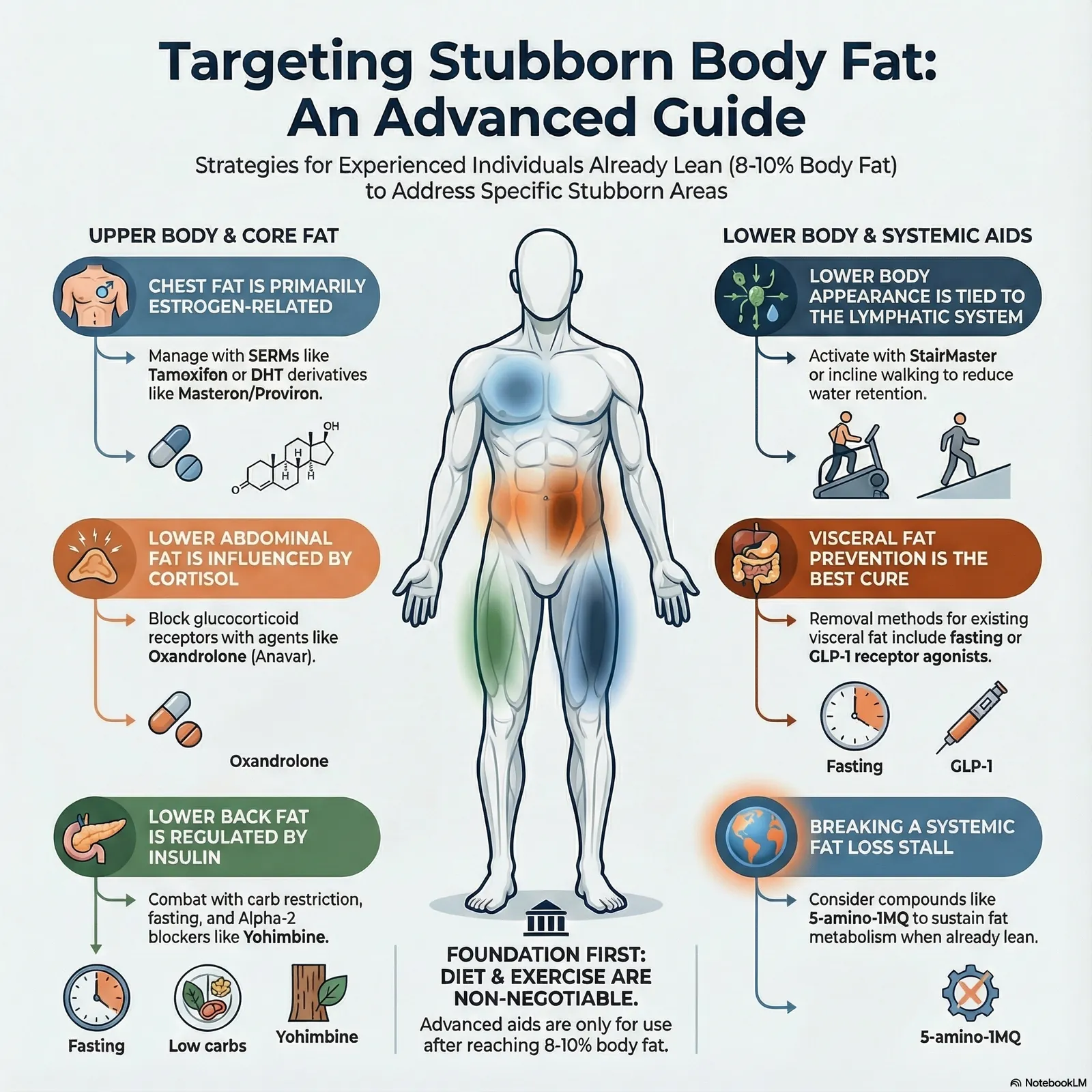 NotebookLM infographic: Regional fat loss